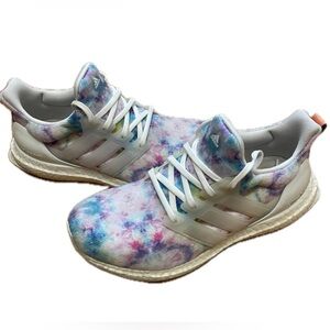 Adidas Tie Dye Ultra Boost Pastel Multicolor Athletic Shoes 8.5